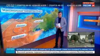 Погода 24: змея на капоте