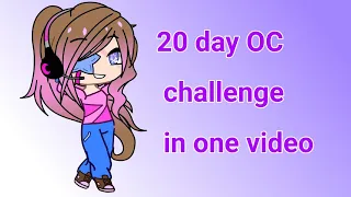 20 day OC challenge in one video