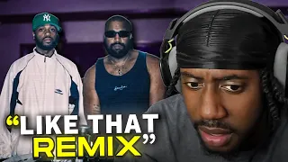 YE DISSED COLE FOR NO REASON THAN DISS DRAKE! | YE -  LIKE THAT REMIX (REACTION!!!)