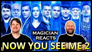 MAGICIAN REACTS to NOW YOU SEE ME 2 (MAGIC IN MOVIES)