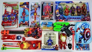 Ultimate Collection of Avengers Toys😱DRONE, HULK Gun, ROBOT Watch, Walkie Talkie, Pen, Guitar, Slime
