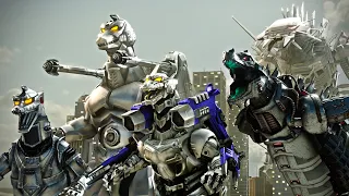 EVOLUTION of MECHAGODZILLA: Size Comparison (1974-2018)