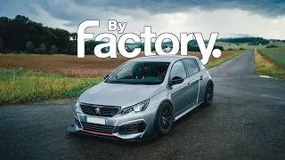 Peugeot 308 Trackday Edition: Driving a race car on the road.