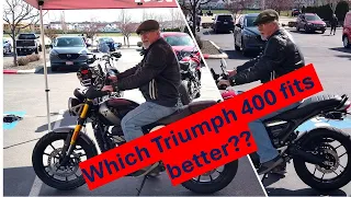 (F) My initial impressions on the Triumph 400s// best fit