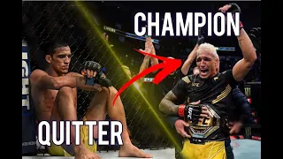 Comment "le peureux" Charles Oliveira est devenu champion ?