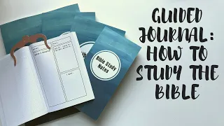 NEW Blue Bible Study Notes Guided Journals | How to Study the Bible | Creative Faith & Co.