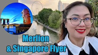 The Merlion and Singapore Flyer Visit