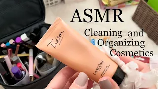 【ASMR】Satisfying Cleaning and Organizing My Cosmetics | No Talking