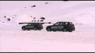 The new BMW X3 Winter Brake test summer vs winter tires