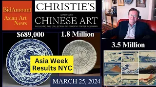 Great Results! Christie's NY Asia Week Results Chinese & Japanese Art