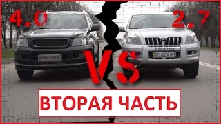 Prado 4.0 vs 2.7, Ч. 2 Расход топлива, теория "воздушного мешка".