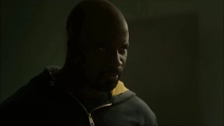 Luke Cage vs Diamondback at Pop at Barbershop Marvel defenders