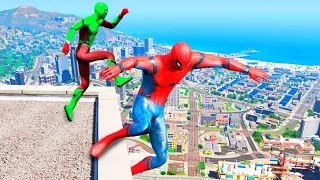 GTA 5 Epic Water Ràgdolls Spider-Man Jumps / Fails ep. 64#ragdolls #spiderman #epic