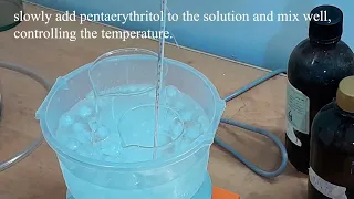 Synthesis Pentaerythritol tetranitrate (PETN) #chemistry #viral #making #synthesis #explore