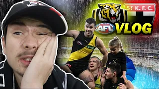 TIGERS PAIN IN THE POURING RAIN(AFL VLOG) Richmond vs St Kilda