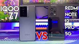 PARAH INI PARAH!!! FULL COMPARISON IQOO Z7 VS REDMI NOTE 12 PRO 5G