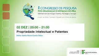 II CONGRESSO DA PRPGI - Propriedade Intelectual e Patentes