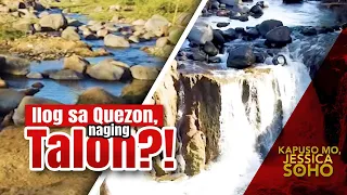 Ilog sa Quezon, naging talon?! | Kapuso Mo, Jessica Soho