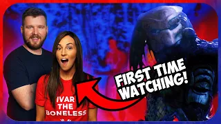 My wife watches Predator (1987) for the FIRST time || Movie Reaction
