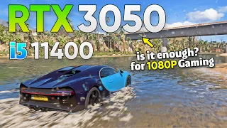 RTX 3050 Desktop & i5 11400 Gaming Benchmark | is it Enough for 1080P Gaming? in 2022|