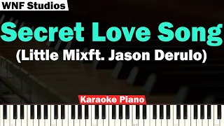 Little Mix - Secret Love Song Karaoke Piano & Strings ft. Jason Derulo