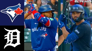 Blue Jays vs. Tigers Game Highlights , May 24 2024 | MLB Season 2024