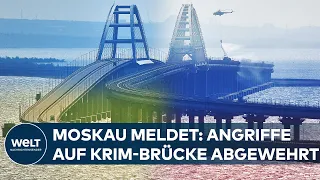 UKRAINE-KRIEG: Kreml meldet Abwehr von Drohnenangriffen auf Krim-Brücke