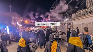 4K | Najaf to Karbala Arbaeen Walk 2023 | Karbala | 2024 | Mashi |