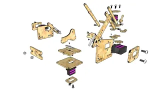 Tutorial assembly 4 DOF Robotic Arm