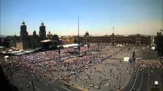 TimeLapse del Concierto de Justin Bieber en el Zócalo