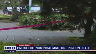 Seattle Police investigate shooting incidents in Ballard and Golden Gardens, 1 dead