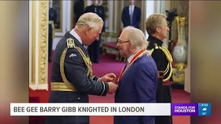 Bee Gee Barry Gibb is a knight