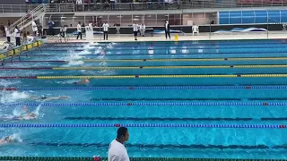New Qatar record for 50m freestyle under 9 years old lane 4