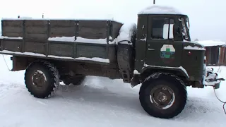 Самодельный снежный отвал на ГАЗ 66.