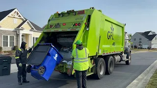 GFL Peterbilt Heil 5000 rear loader garbage truck