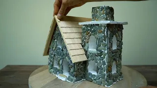 Making A Realistic Stone Miniature House