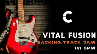 Vital Fusion  Backing Track/Guitar Jam in C [Space Parachutes]