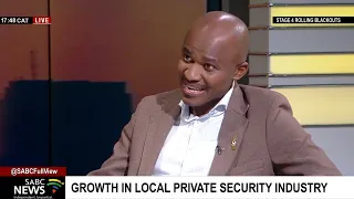 Growth in local private security industry: Tshepo Mongoai