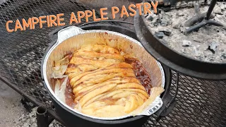 Dutch Oven Apple Pastry - Campfire Cooking Corner with Laura and Matt