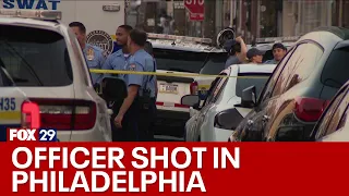 Officials: Philly officer shot in the hand; suspect killed