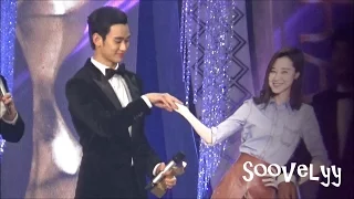 151231 김수현&차태현 베스트커플상 part.7-5 / 2015 KBS 연기대상 / Kim Soo Hyun