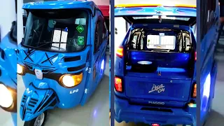 PIAGGIO  Ape CITY Pluss 230cc en FIBRATEC COLOR  AZUL