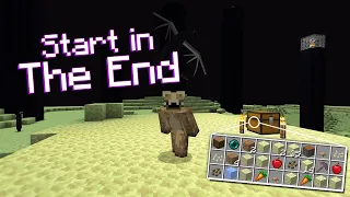 Can you Beat Minecraft whilst Spawning in The End with Nothing but... a Bonus Chest?