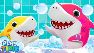 Baby Shark Baby Shark Bath Song | Yes Yes Playground | Nursery Rhymes & Kids Songs