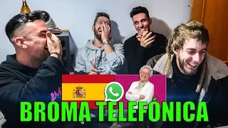 UN MADRILEÑO Y UNA VIEJA PIDIENDO PIZZA | BROMA TELEFÓNICA