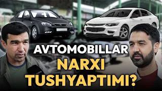 Avtomobillar narxi tushyapdimi? Mashina bozoridan reportaj