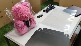 How to make a Hugz Rose Bear gift box - Full assembly