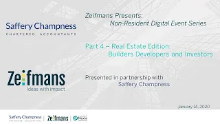 Webinar | Real Estate Edition: Builders, Developers and Investors