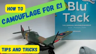 blue tack for camouflage how to scale model