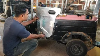 Autorickshaw door making video